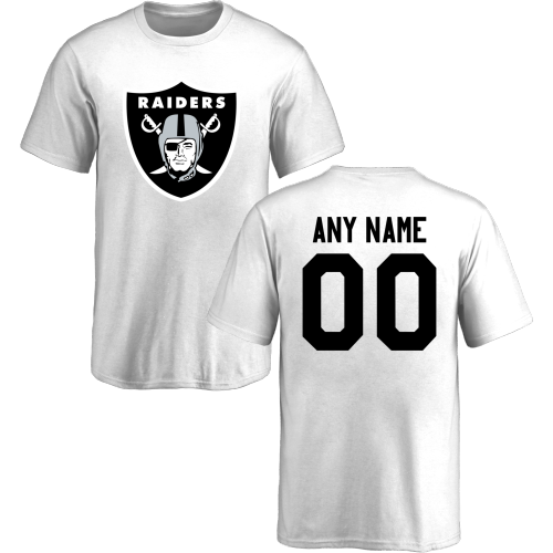 Youth Oakland Raiders Design-Your-Own Short Sleeve Custom NFL T-Shirt